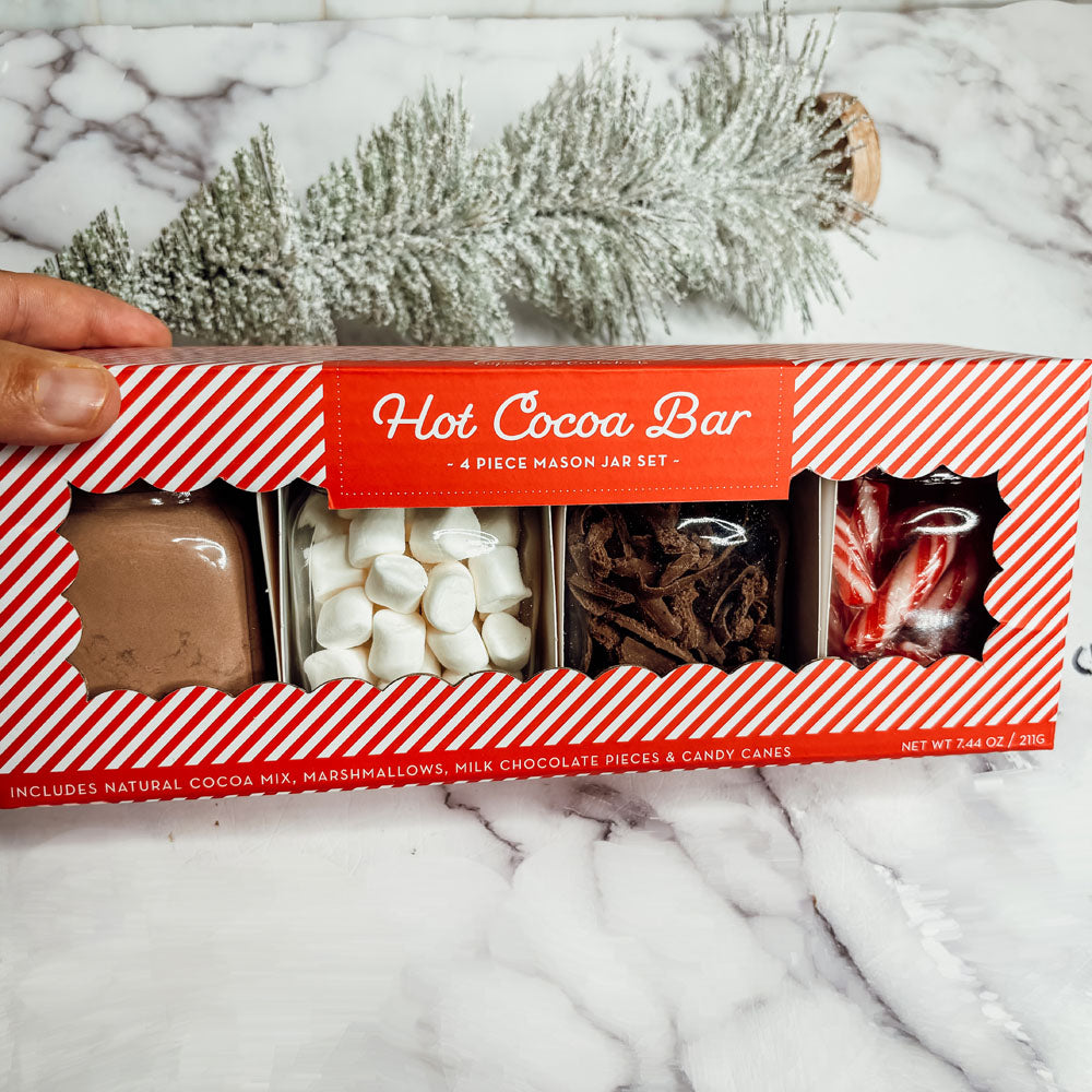 Hot Cocoa Bar Mason Jar Kit Gift Set