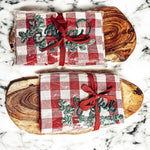 Holiday Charcuterie & Tartan Towel Set