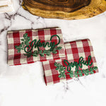 Holiday Charcuterie & Tartan Towel Set