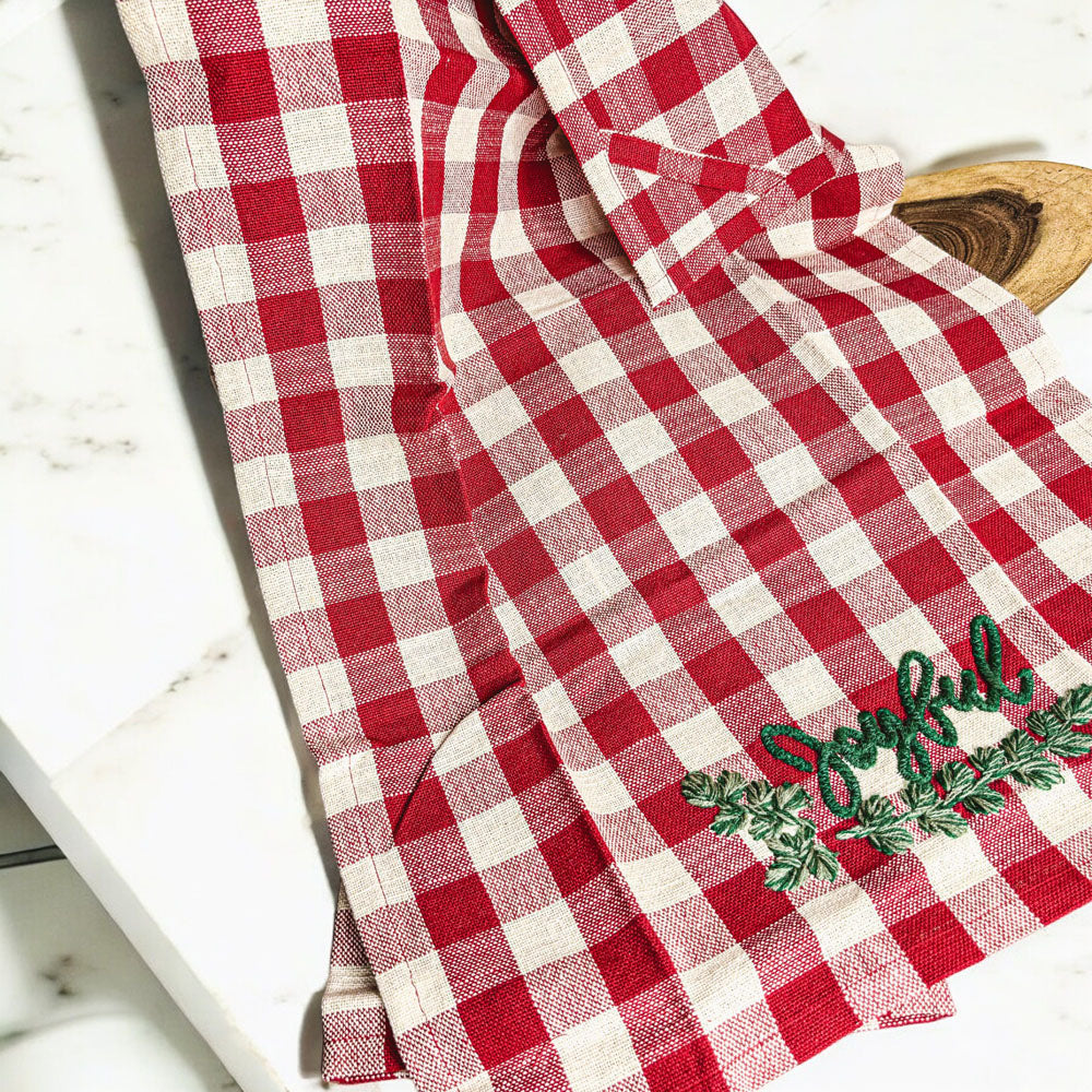 Holiday Charcuterie & Tartan Towel Set