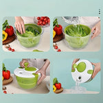 Salad Spinner & Vegetable Dryer - Manual, Non- Pp  For Restaurants Salad Grape cutter Potato masher Potato chips cutter Garlic